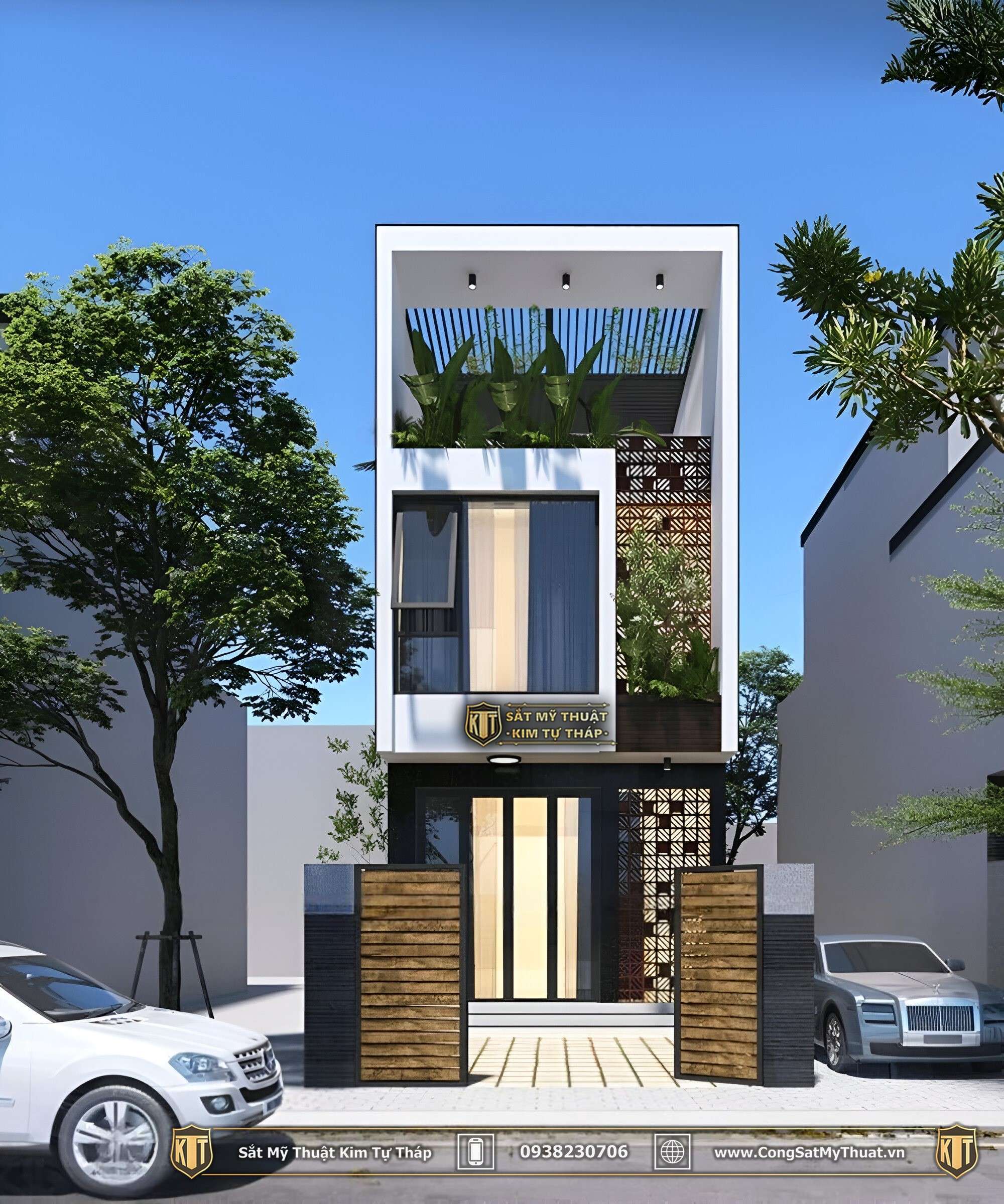 Nhà phố 5x15m 3 tầng 