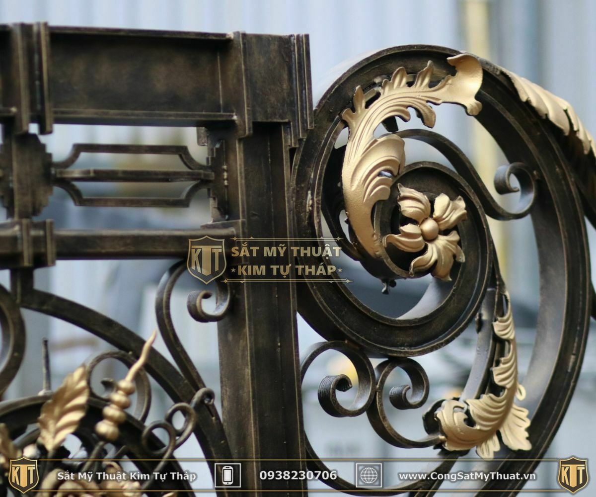 101+ Mẫu hàng rào biệt thự đẹp lộng lẫy xa hoa nhất (2025) hoa-van-sat-nghe-thuat