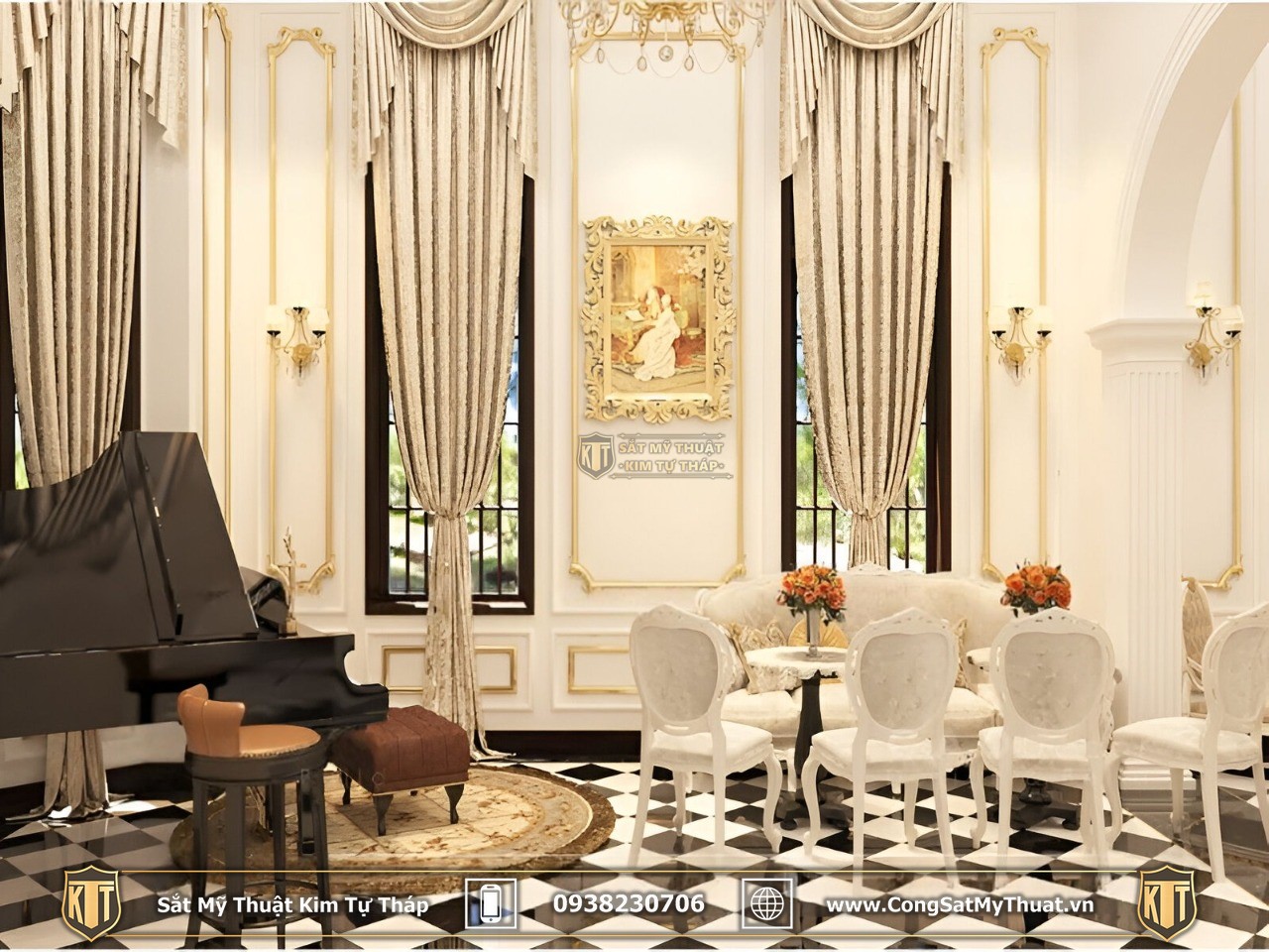 phào chỉ biệt thự 