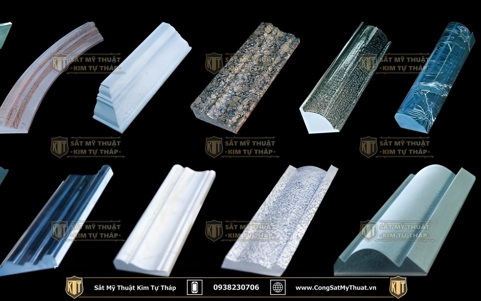 Phào chỉ biệt thự bằng đá 