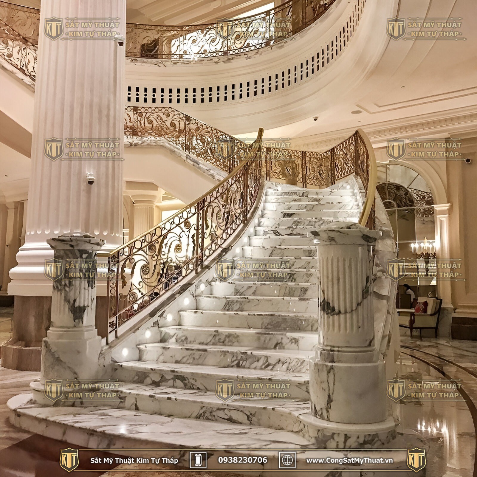 Phào chỉ bậc cầu thang 