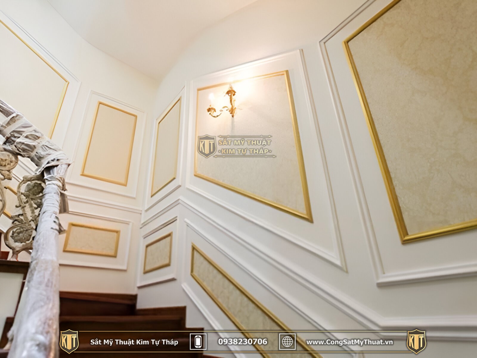 Phào chỉ bậc cầu thang 