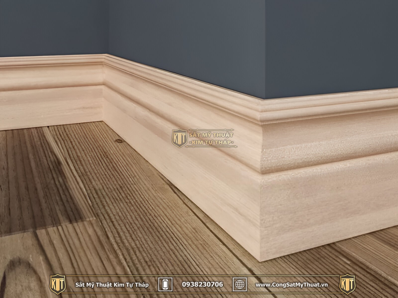 Làm phào chỉ chân tường 