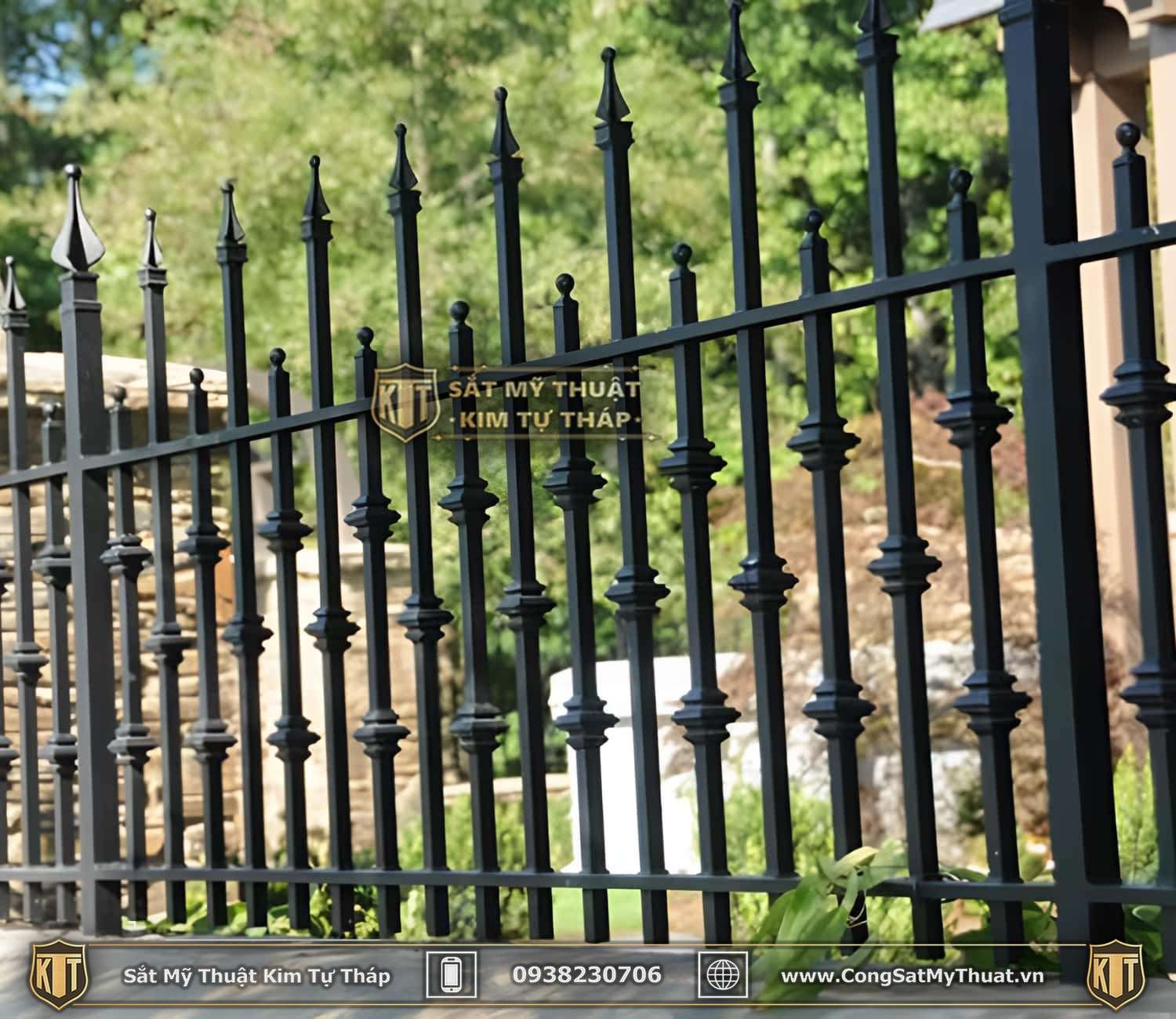 101+ Mẫu hàng rào biệt thự đẹp lộng lẫy xa hoa nhất (2025) sat my thuat hang rao (16)