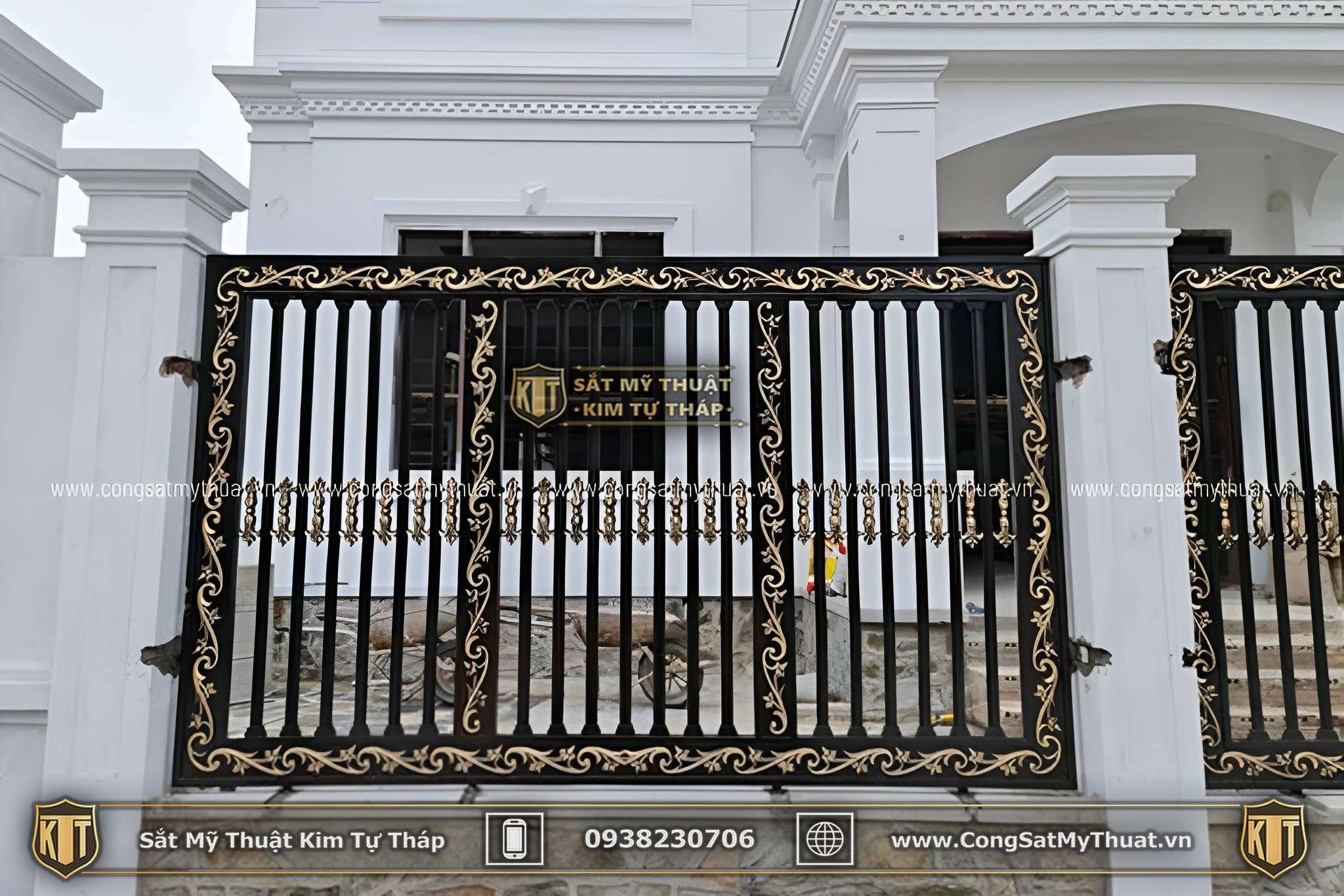 101+ Mẫu hàng rào biệt thự đẹp lộng lẫy xa hoa nhất (2025) sat my thuat hang rao (19)