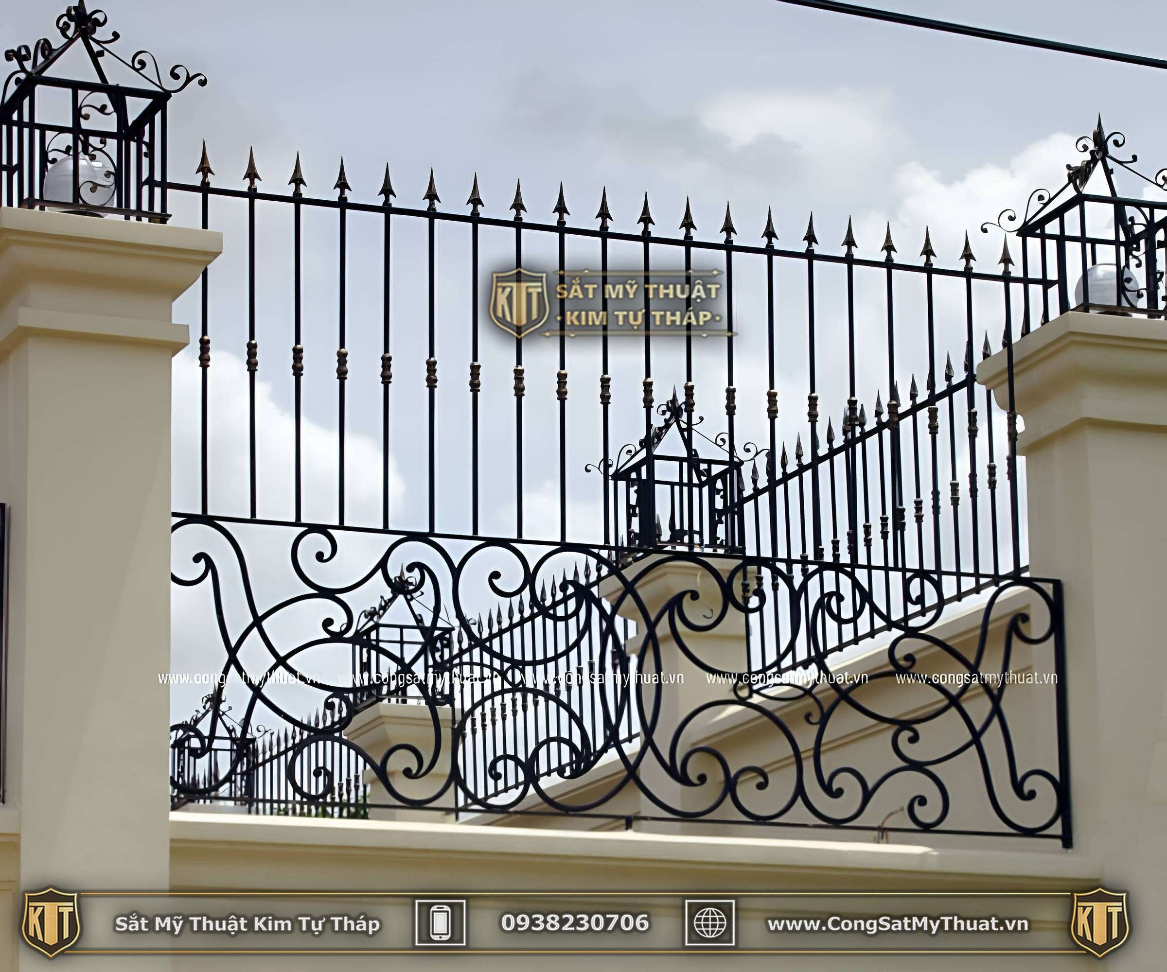 101+ Mẫu hàng rào biệt thự đẹp lộng lẫy xa hoa nhất (2025) sat my thuat hang rao (24)