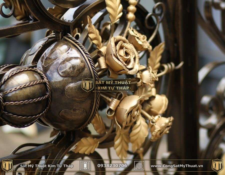 101+ Mẫu hàng rào biệt thự đẹp lộng lẫy xa hoa nhất (2025) sat my thuat hang rao (32)