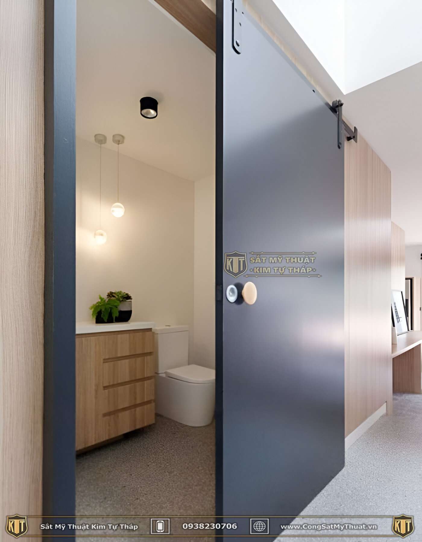 52+ Mẫu Cổng sắt xếp trượt hiện đại đẹp sang nhất (2025) cổng sắt trượt ngang hiện đại