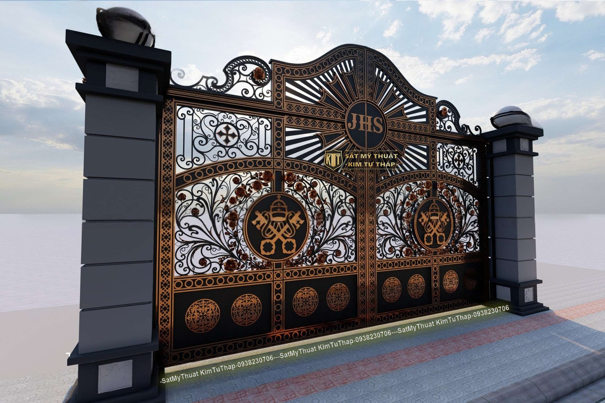 101+ Mẫu cổng nhà thờ công giáo đẹp sang trọng mới nhất 2025 Những bộ cổng nhà thờ công giáo 4 cánh thiết kế vô cùng ấn tượng.