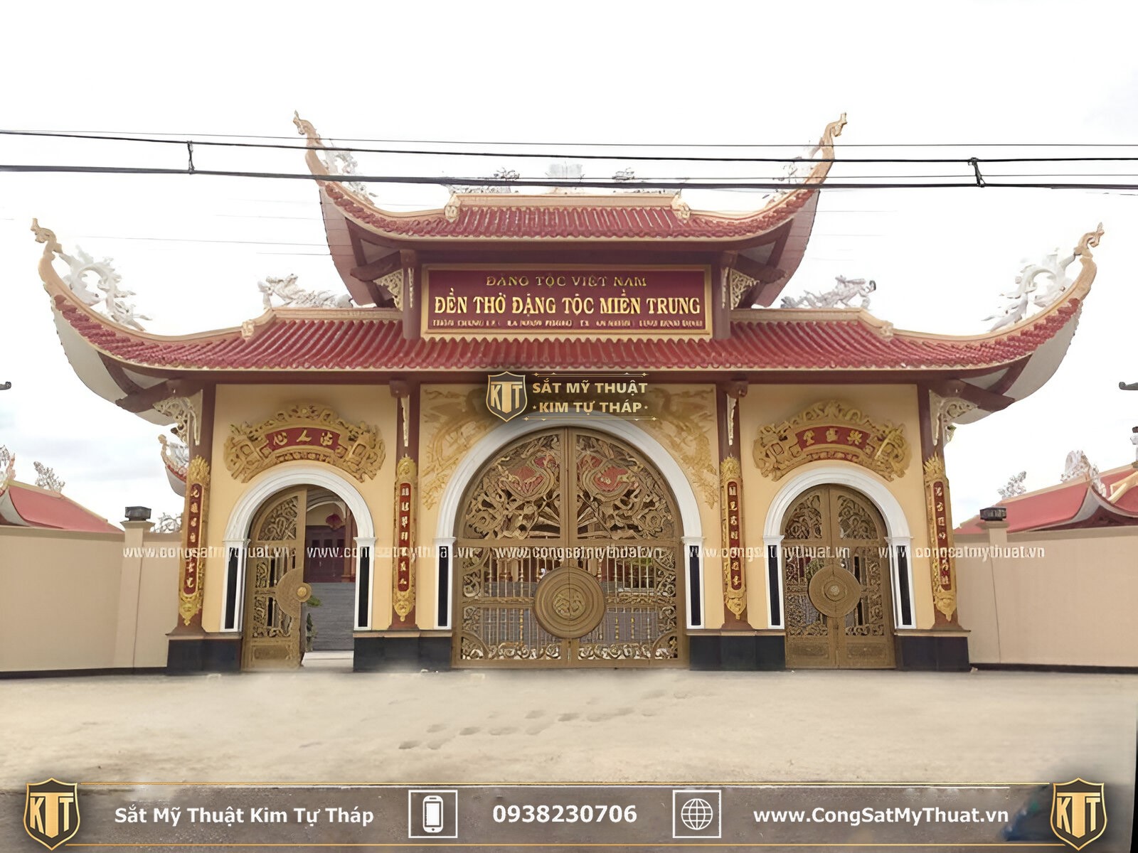 52+ Mẫu cổng chùa đẹp nhất Việt Nam thời thượng nhất 2025 Cổng chùa tam quan