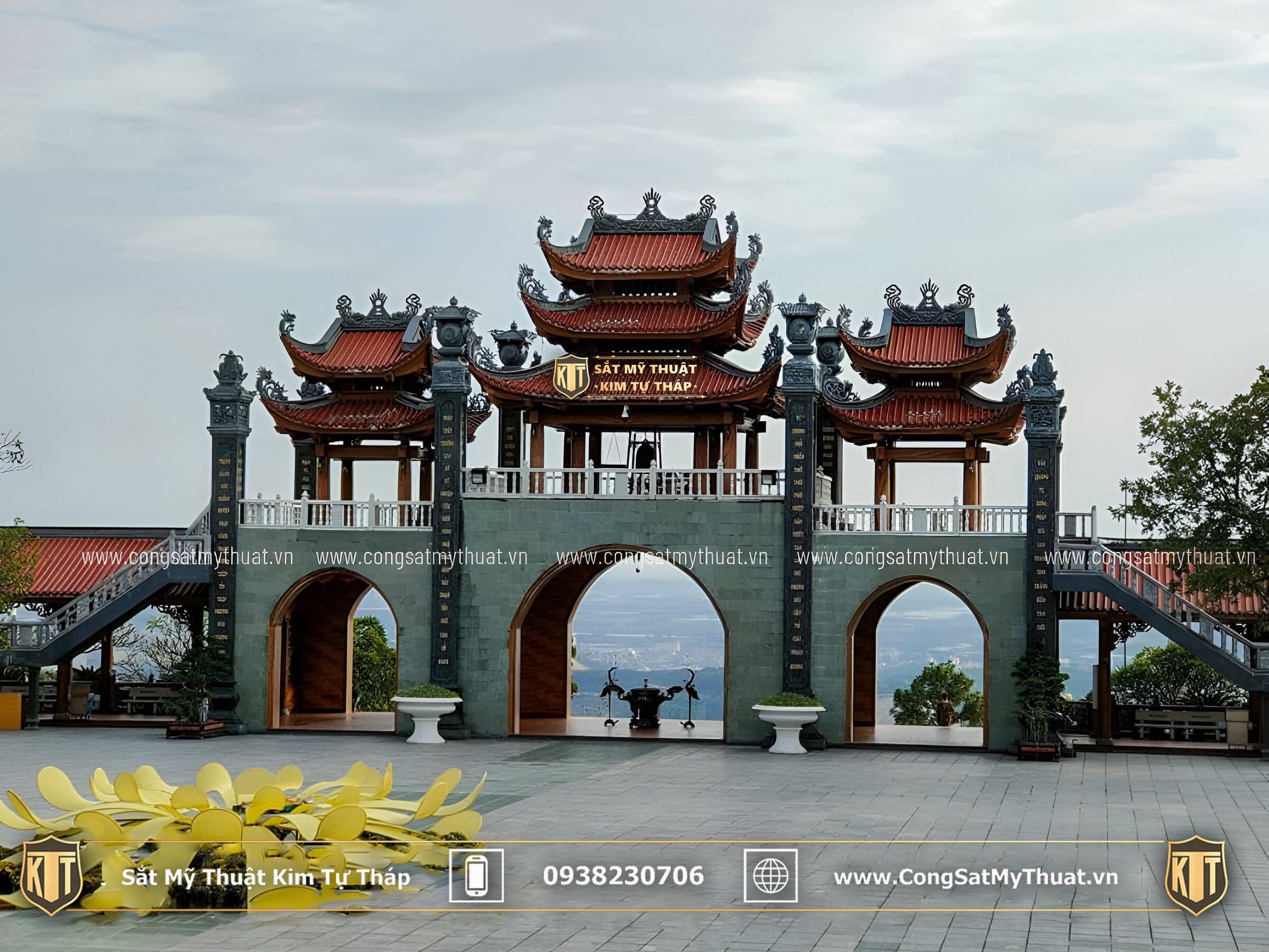 52+ Mẫu cổng chùa đẹp nhất Việt Nam thời thượng nhất 2025 Cổng chùa Ba Vàng