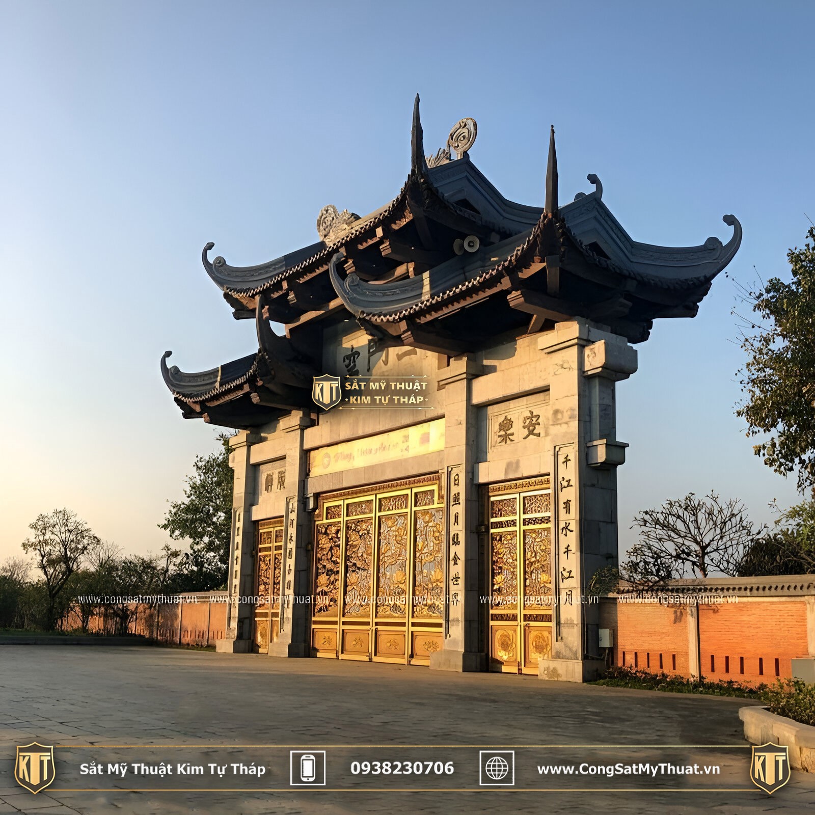 52+ Mẫu cổng chùa đẹp nhất Việt Nam thời thượng nhất 2025 Cổng chùa Bái Đính Tràng An