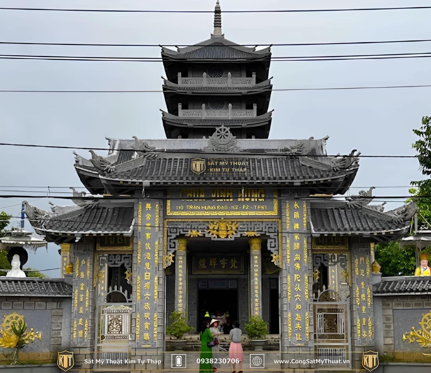 52+ Mẫu cổng chùa đẹp nhất Việt Nam thời thượng nhất 2025 Cổng chùa bằng đá độc đáo