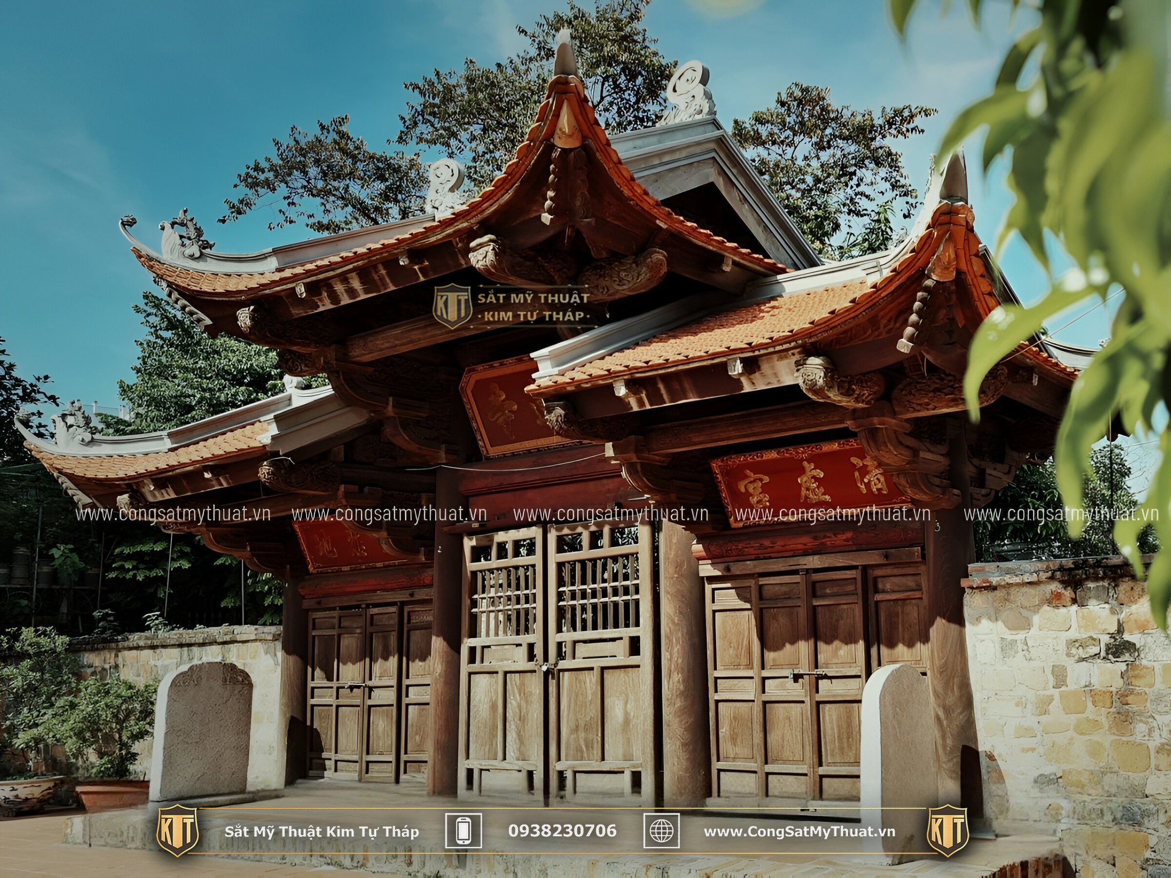 52+ Mẫu cổng chùa đẹp nhất Việt Nam thời thượng nhất 2025 Cổng chùa cổ