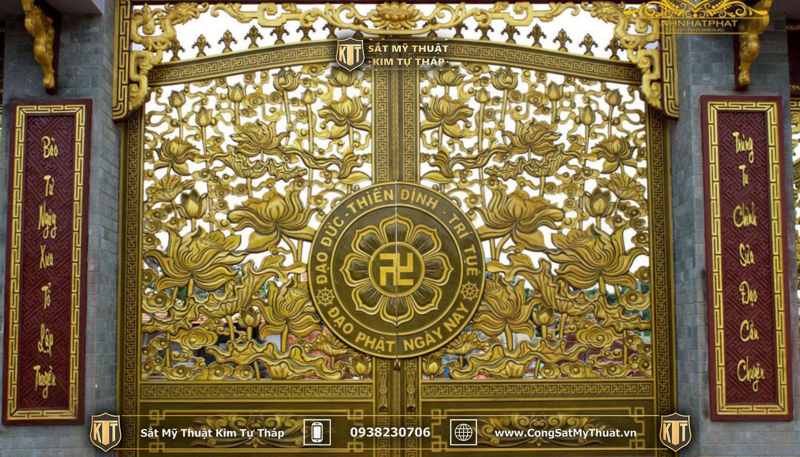 52+ Mẫu cổng chùa đẹp nhất Việt Nam thời thượng nhất 2025 Các Mẫu Cổng Chùa Mỹ Thuật Đẹp từ Sắt Nghệ Thuật Kim Tự Tháp 5