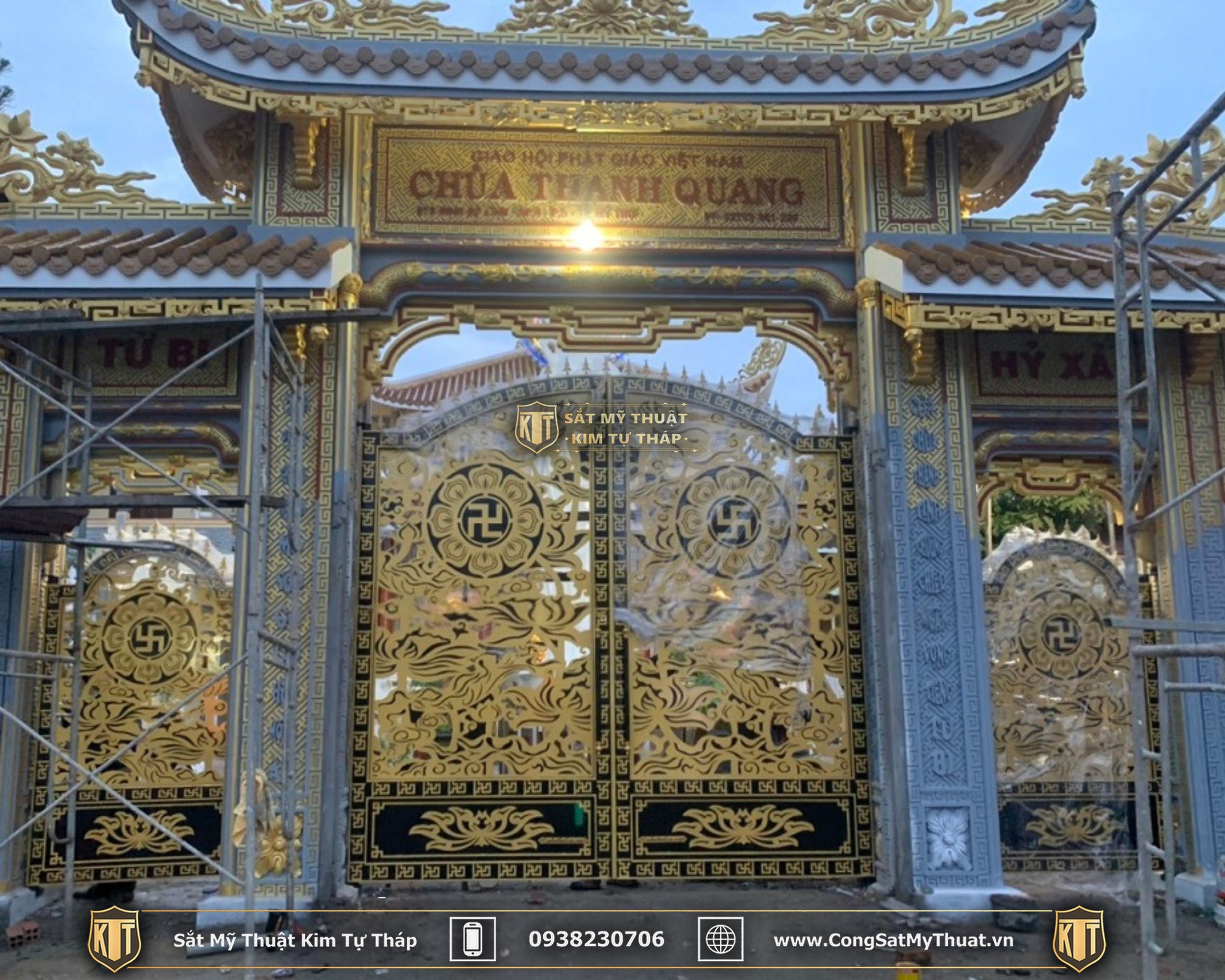 52+ Mẫu cổng chùa đẹp nhất Việt Nam thời thượng nhất 2025 Các Mẫu Cổng Chùa Mỹ Thuật Đẹp từ Sắt Nghệ Thuật Kim Tự Tháp 11