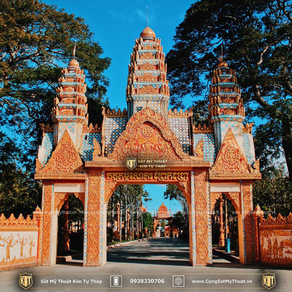52+ Mẫu cổng chùa đẹp nhất Việt Nam thời thượng nhất 2025 Cổng chùa khmer