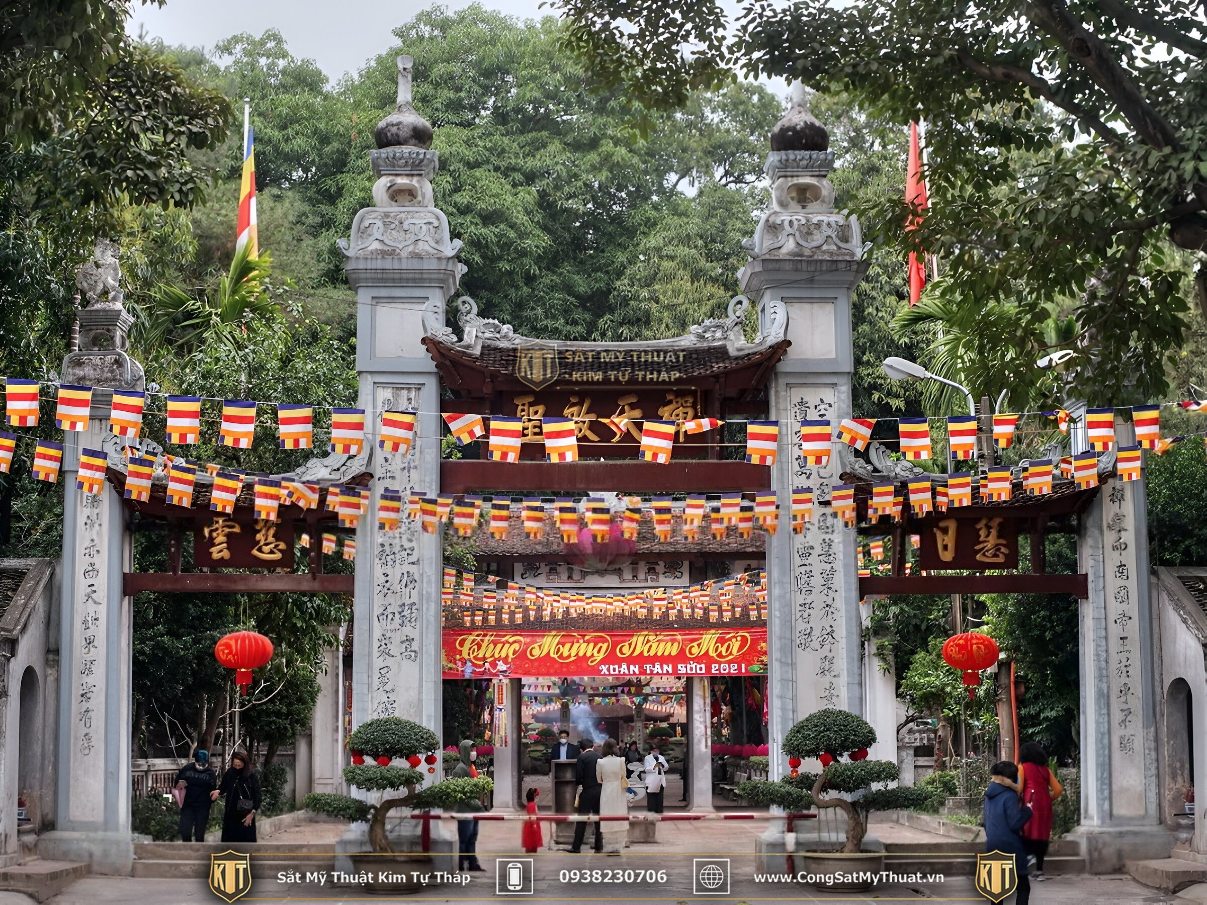 52+ Mẫu cổng chùa đẹp nhất Việt Nam thời thượng nhất 2025 Cổng chùa Láng Hà Nội