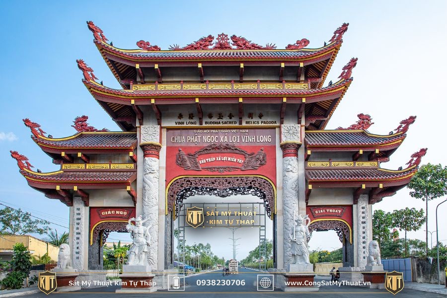 52+ Mẫu cổng chùa đẹp nhất Việt Nam thời thượng nhất 2025 Cổng chùa nổi tiếng ở Vĩnh Long