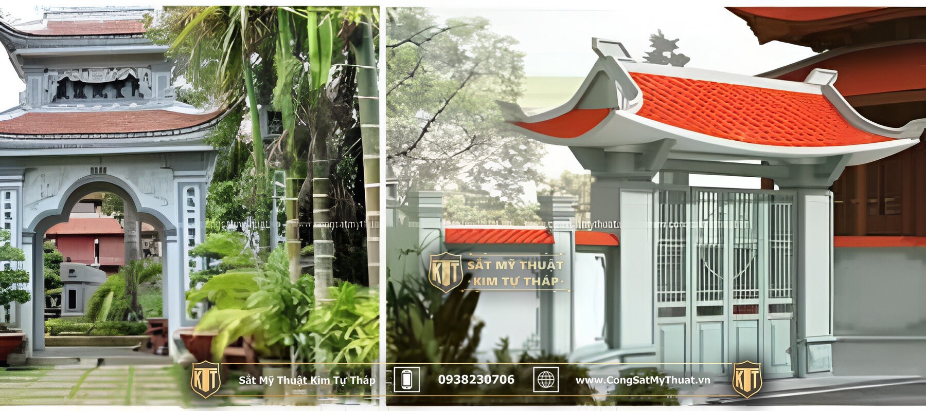 52+ Mẫu cổng chùa đẹp nhất Việt Nam thời thượng nhất 2025 Các mẫu cổng chùa quen thuộc