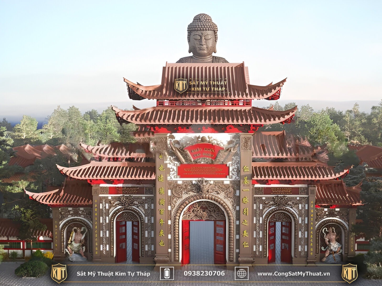 52+ Mẫu cổng chùa đẹp nhất Việt Nam thời thượng nhất 2025 Cổng chùa đẹp nối tiếng