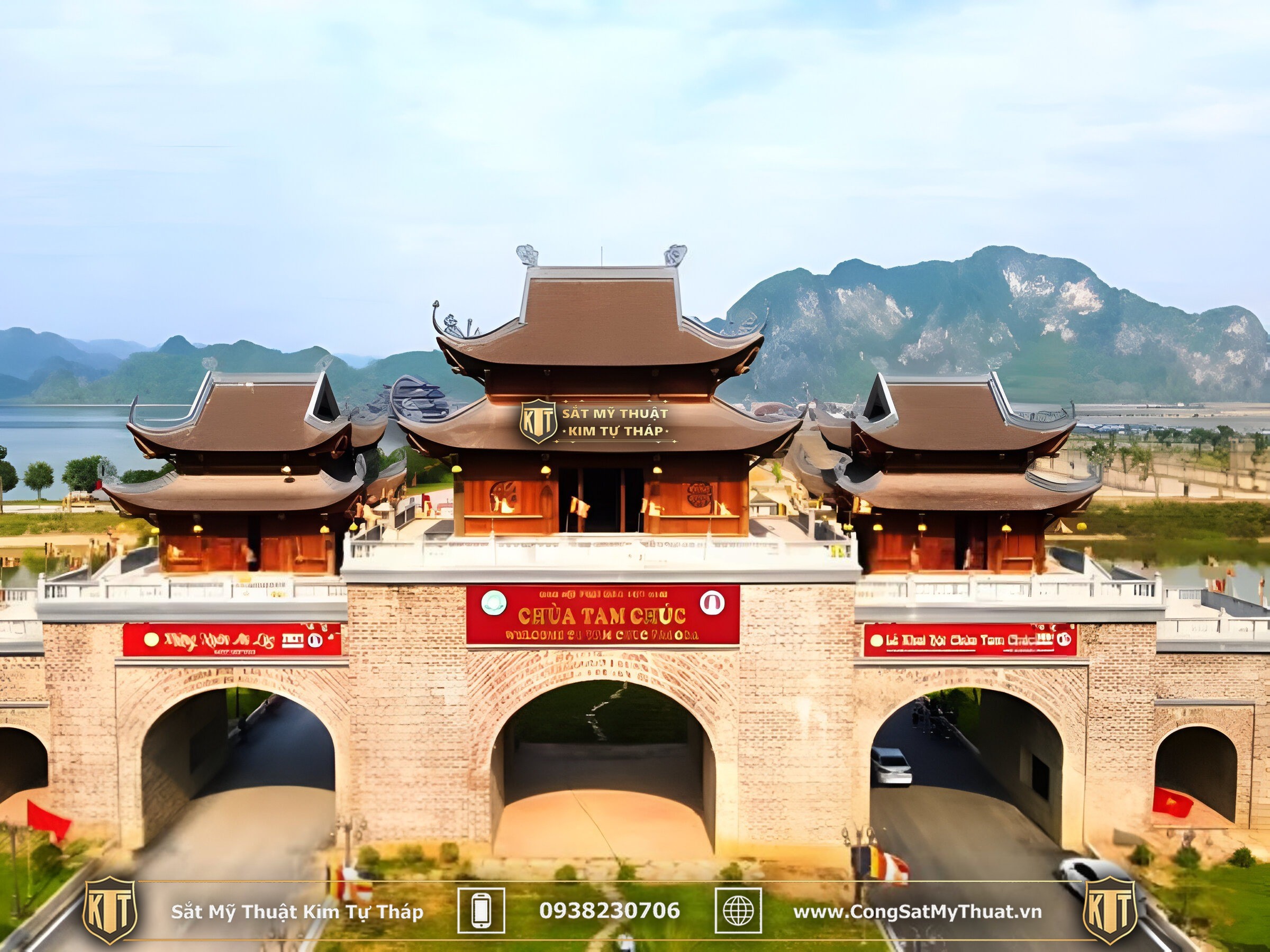 52+ Mẫu cổng chùa đẹp nhất Việt Nam thời thượng nhất 2025 Cổng chùa Tam Chúc