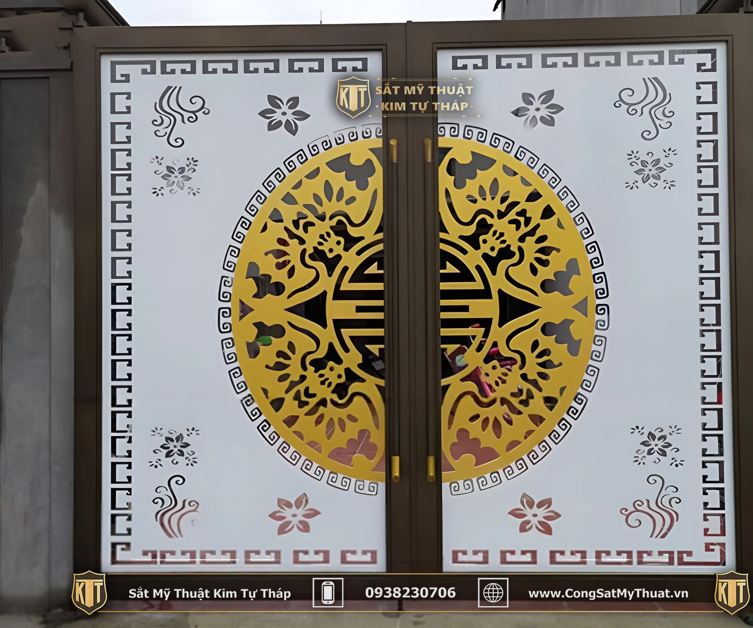 màu sơn cổng sắt đẹp 