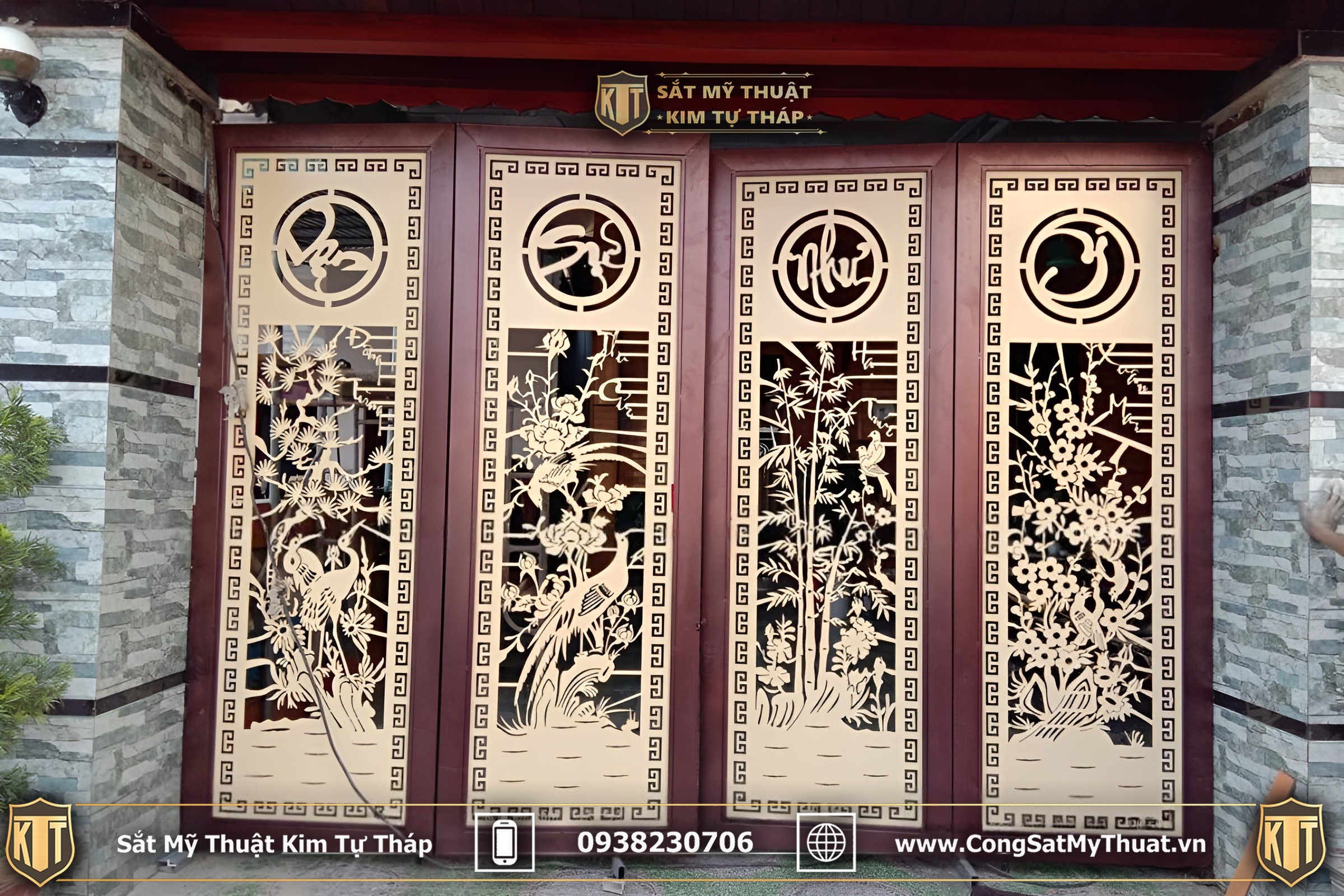 các màu sơn cổng sắt đẹp 