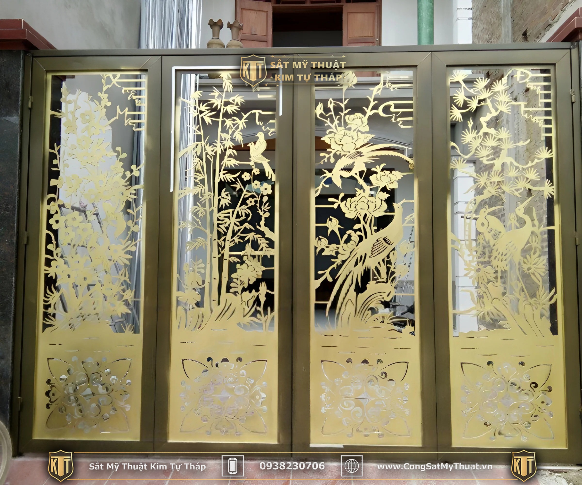 các màu sơn cổng sắt đẹp 