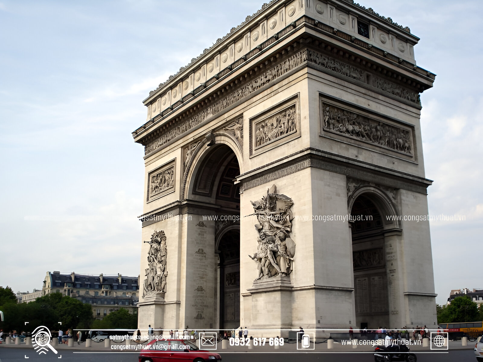 Kiến trúc Pháp: 10+ kiến thức cần biết hay hơn cả Wikipedia khai-hoan-mon