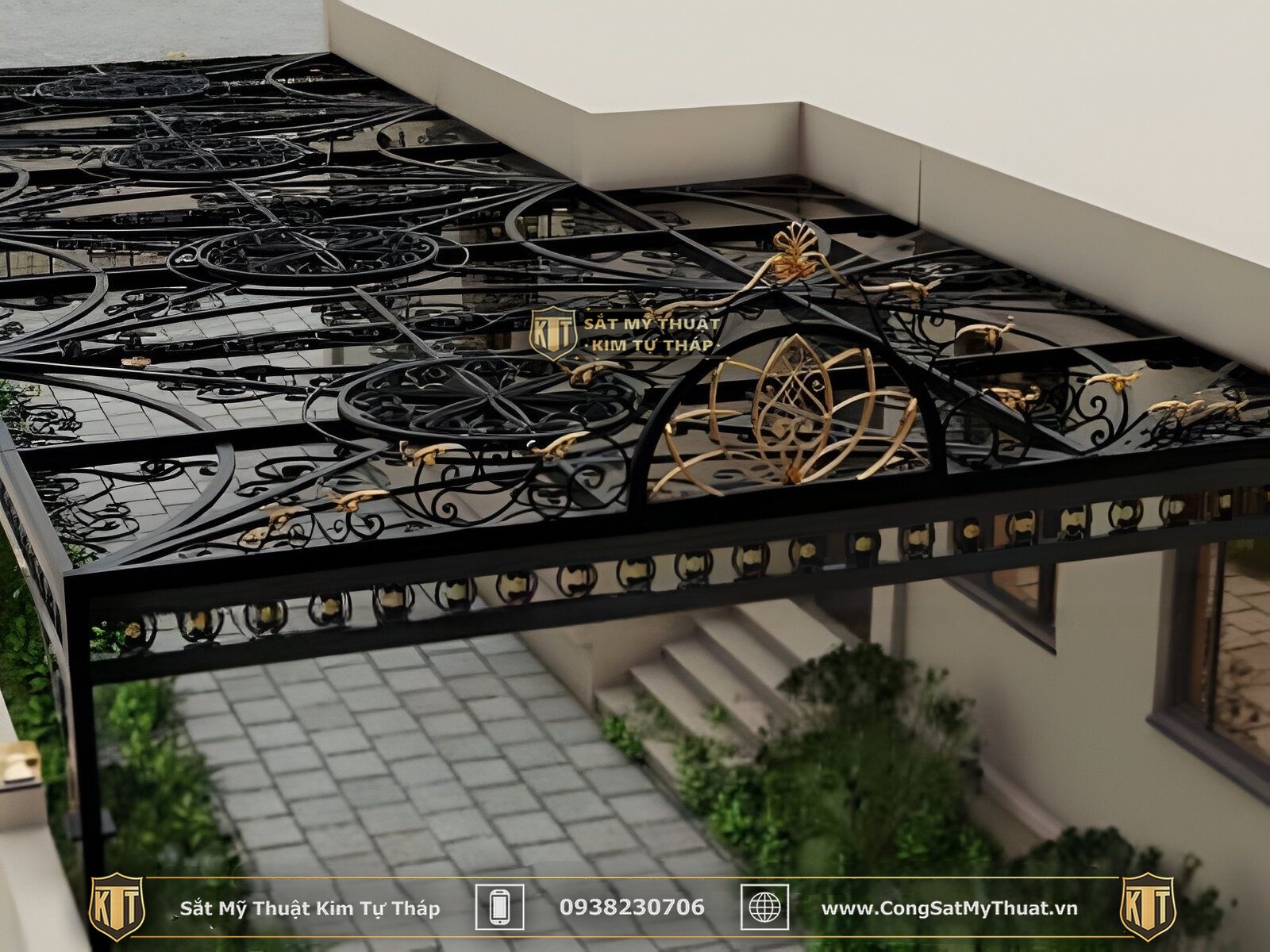 72+ Mẫu mái kính sân vườn đẹp được ưa chuộng nhất (2025) mái kính sân vườn biệt thự