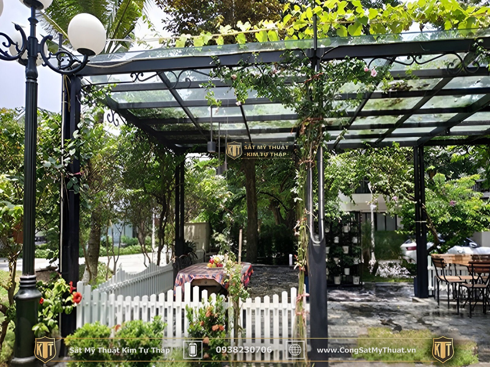 72+ Mẫu mái kính sân vườn đẹp được ưa chuộng nhất (2025) mái kính sân vườn cường lực