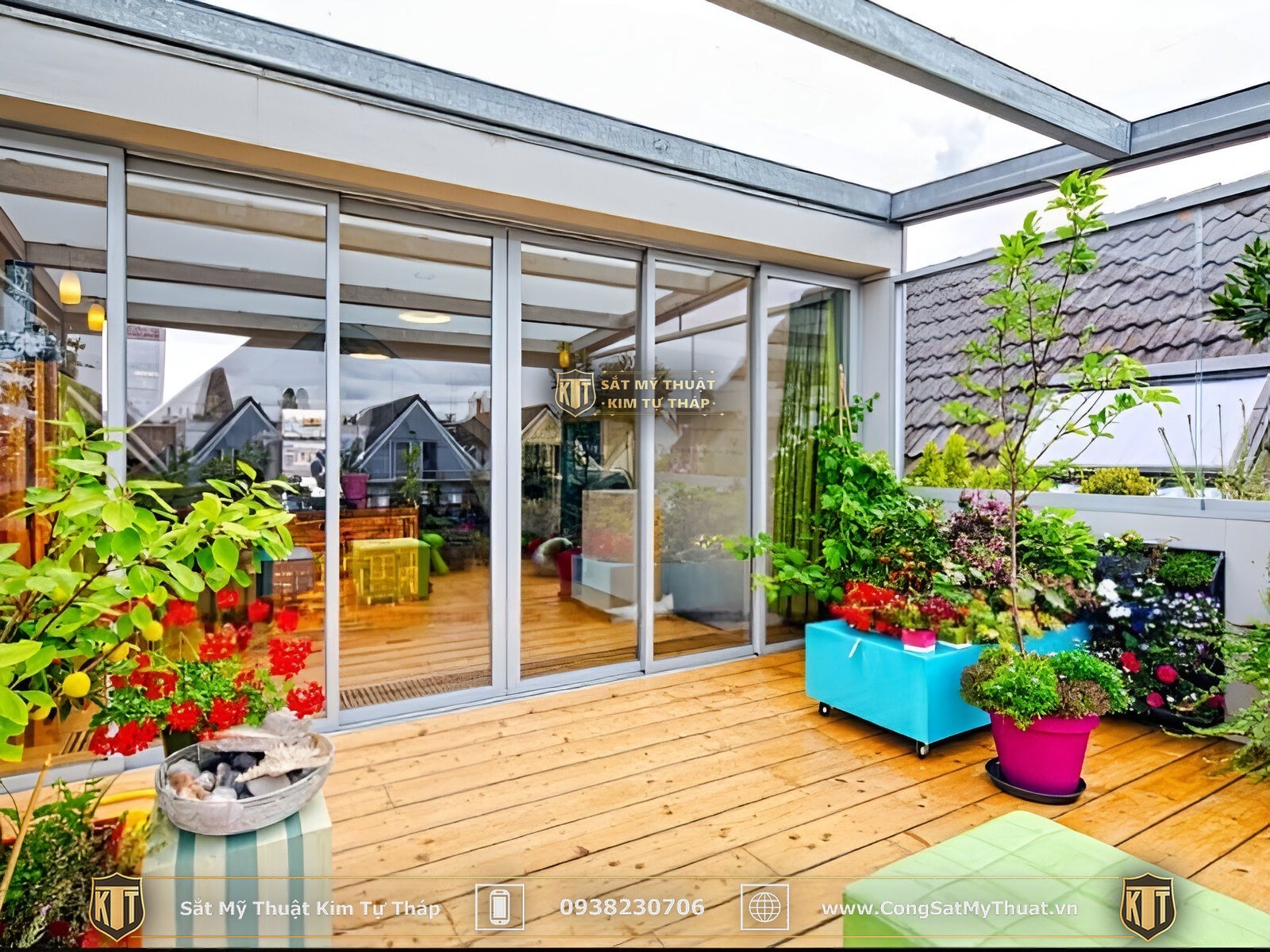 72+ Mẫu mái kính sân vườn đẹp được ưa chuộng nhất (2025) mái kính sân vườn cường lực