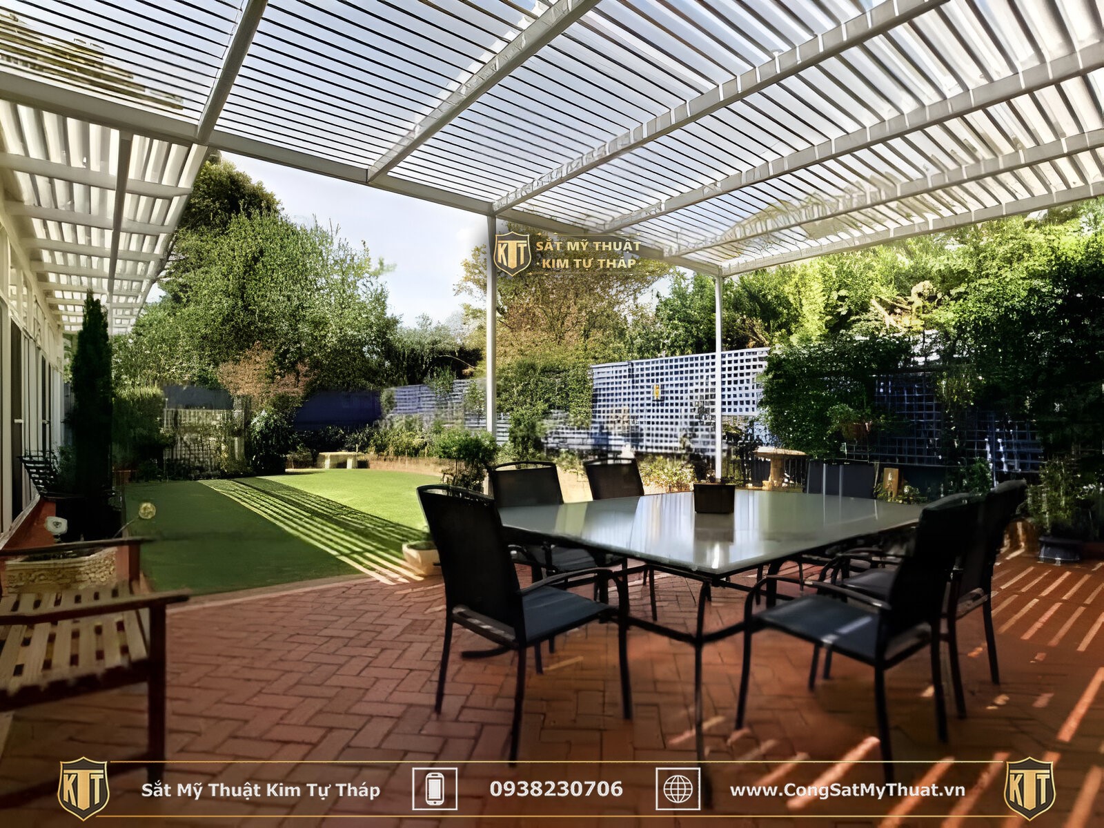 72+ Mẫu mái kính sân vườn đẹp được ưa chuộng nhất (2025) Mái kính ánh sáng tự nhiên