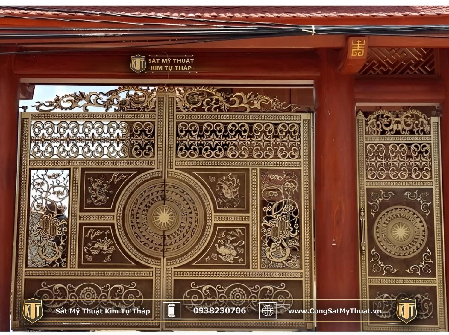 52+ Mẫu cổng chùa đẹp nhất Việt Nam thời thượng nhất 2025 Mẫu cửa chùa đẹp trống đồng Tứ Linh