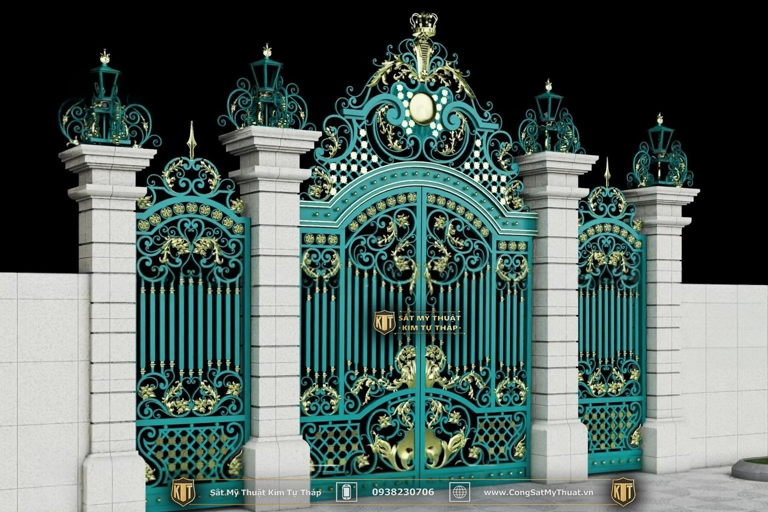 Những lưu ý khi sơn màu cổng 