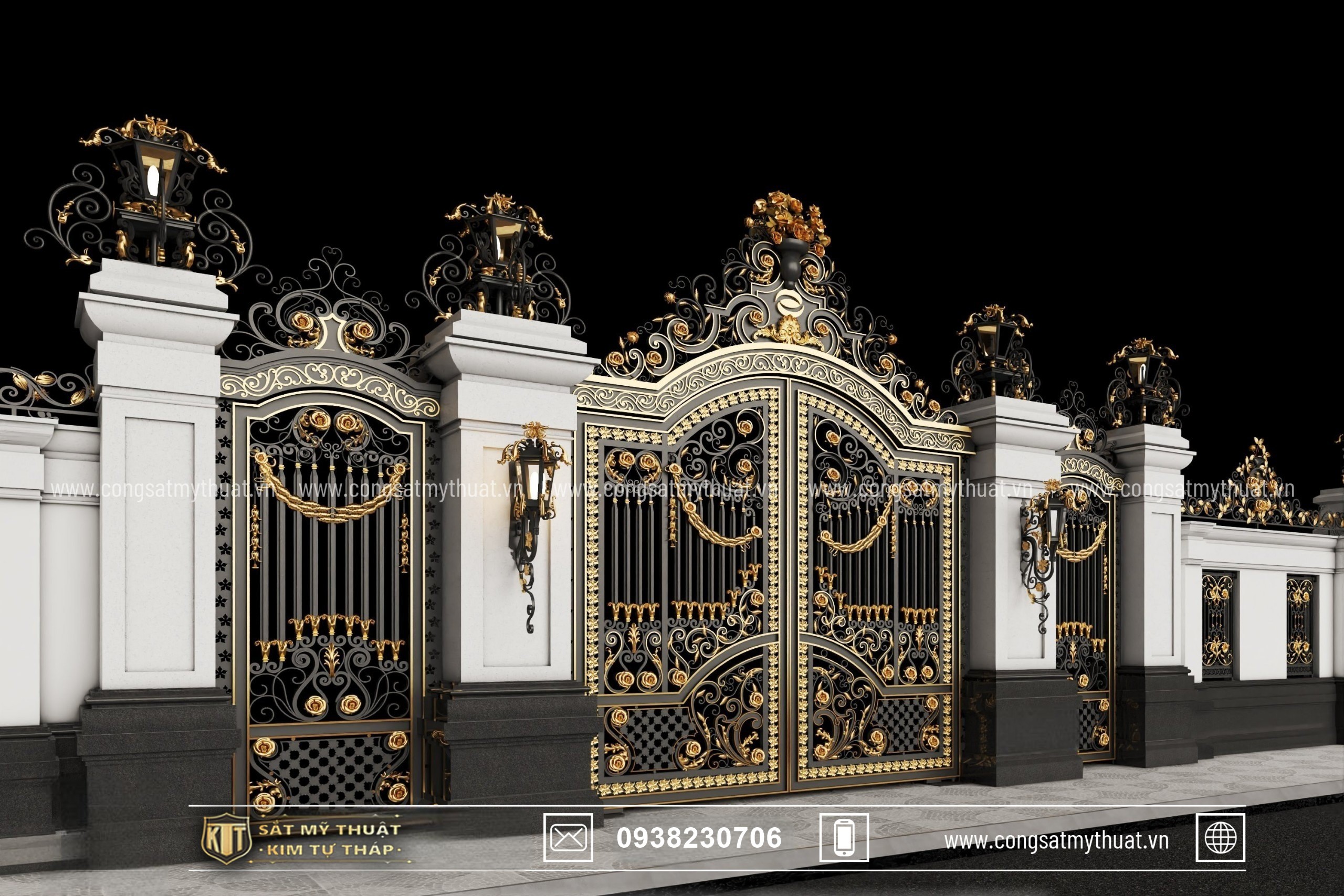 152+ Mẫu biệt thự 2 tầng mái Thái đẹp ưa chuộng nhất (2025) Các công trình cổng sắt mỹ thuật cao cấp tại Cơ khí mỹ thuật Kim Tự Tháp