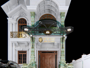 Mái kính sắt mỹ thuật MKSB-0011 sang trọng, đẳng cấp KTT MK01.1