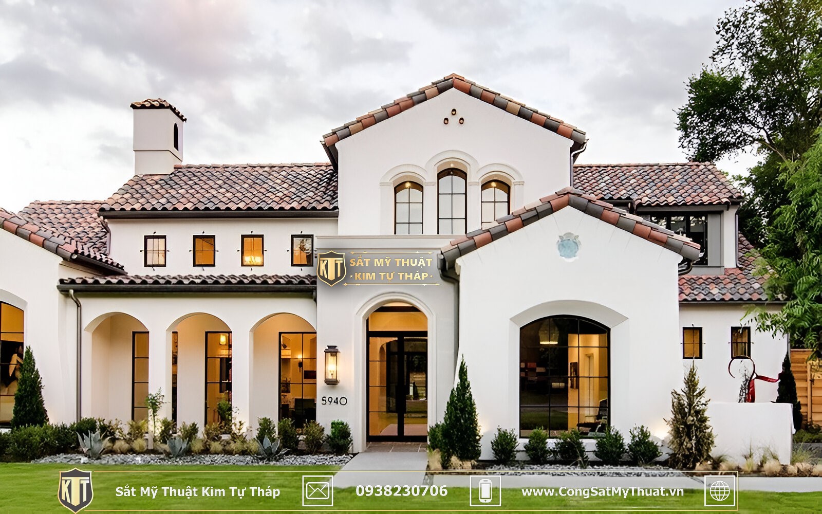 50+ Mẫu biệt thự 1 tầng kiểu Châu Âu được ưa chuộng nhất 2025 Mẫu biệt thự 1 tầng phong cách Châu Âu siêu ấn tượng