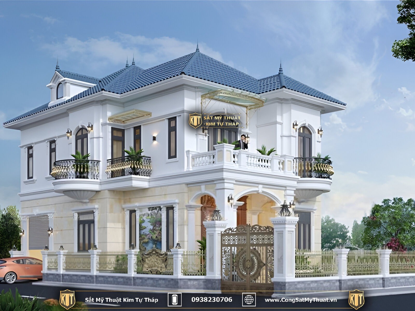 50+ Mẫu biệt thự 2 tầng kiểu Châu Âu được ưa chuộng nhất 2025 Giá biệt thự 2 tầng kiểu Châu Âu