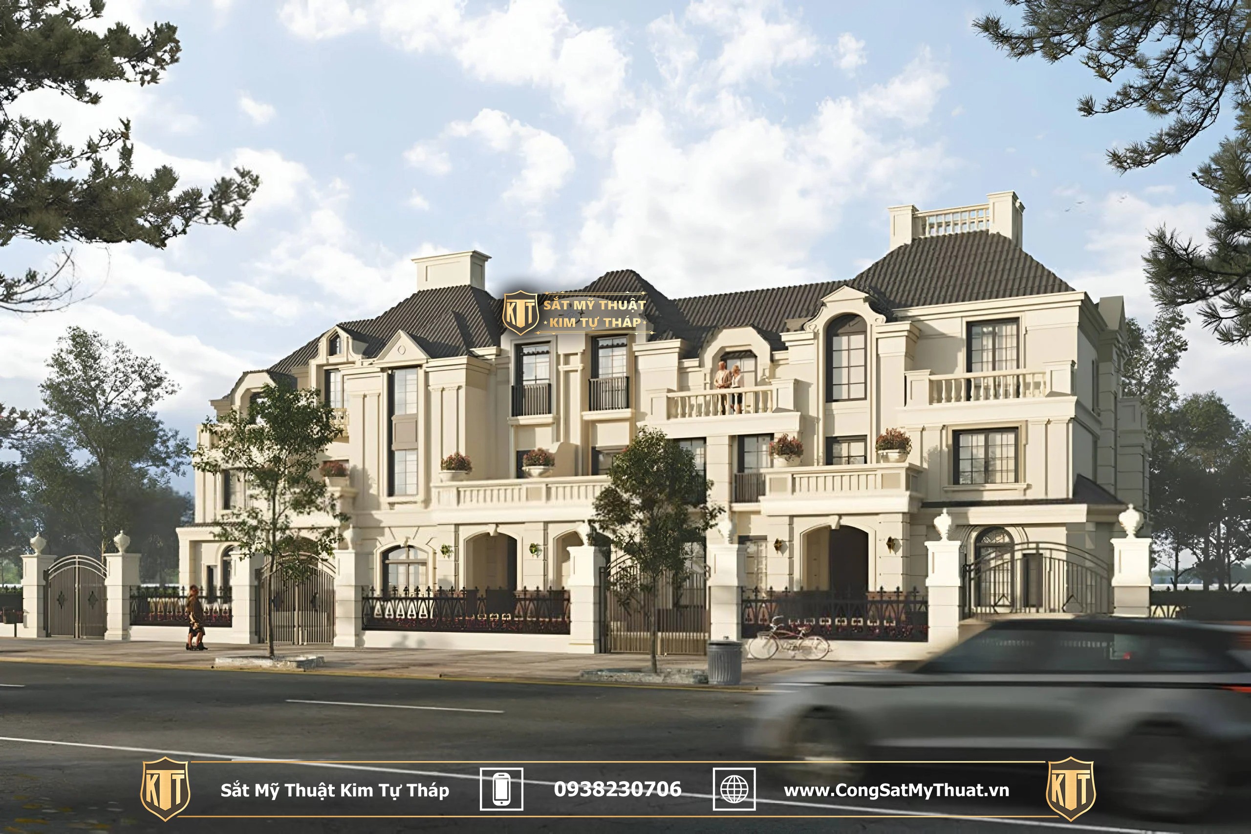 50+ Mẫu biệt thự 2 tầng kiểu Châu Âu được ưa chuộng nhất 2025 thiết kế biệt thự 2 tầng kiểu Châu Âu