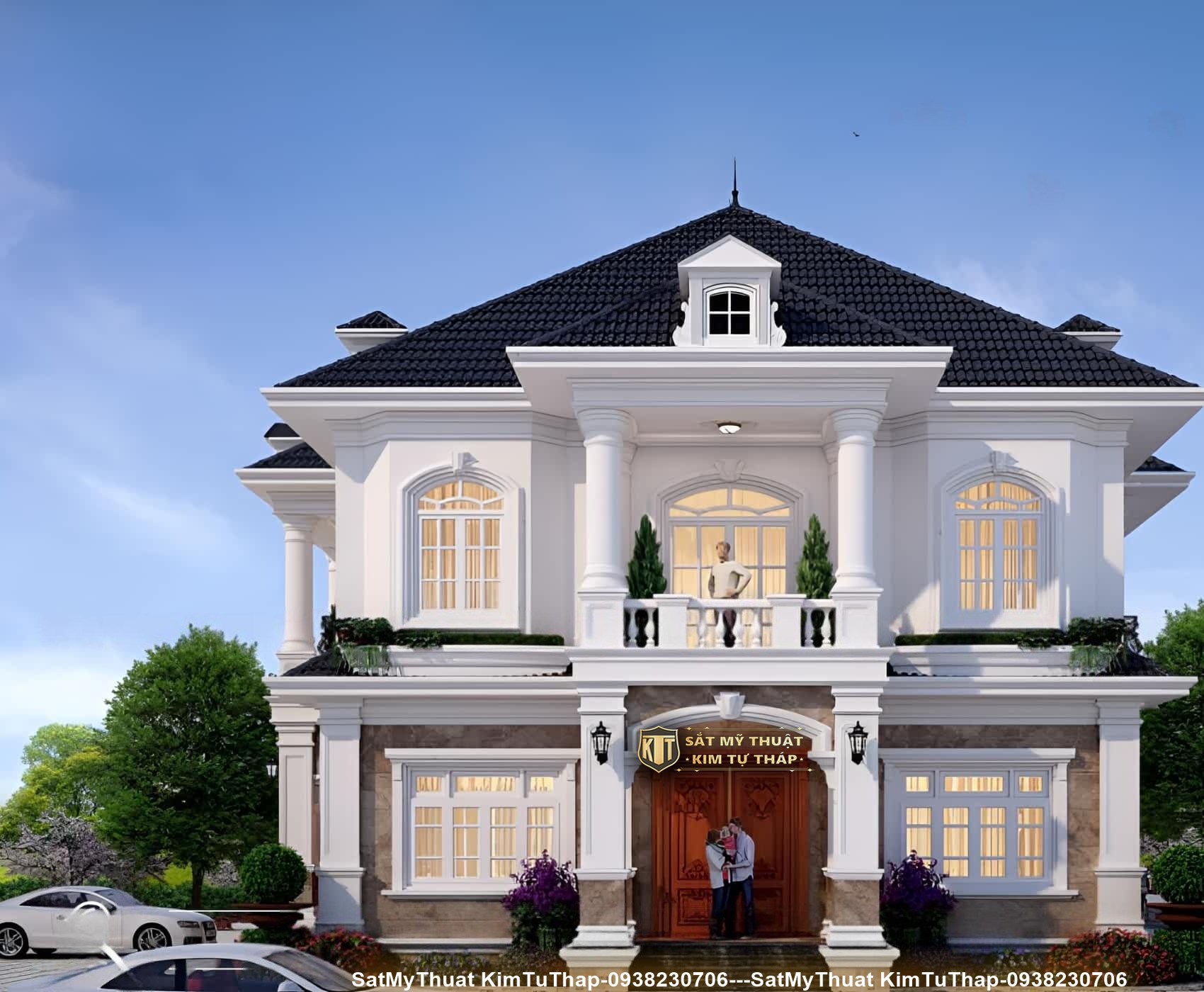 Biệt thự tân cổ điển 2 tầng phong cách Pháp thời thượng