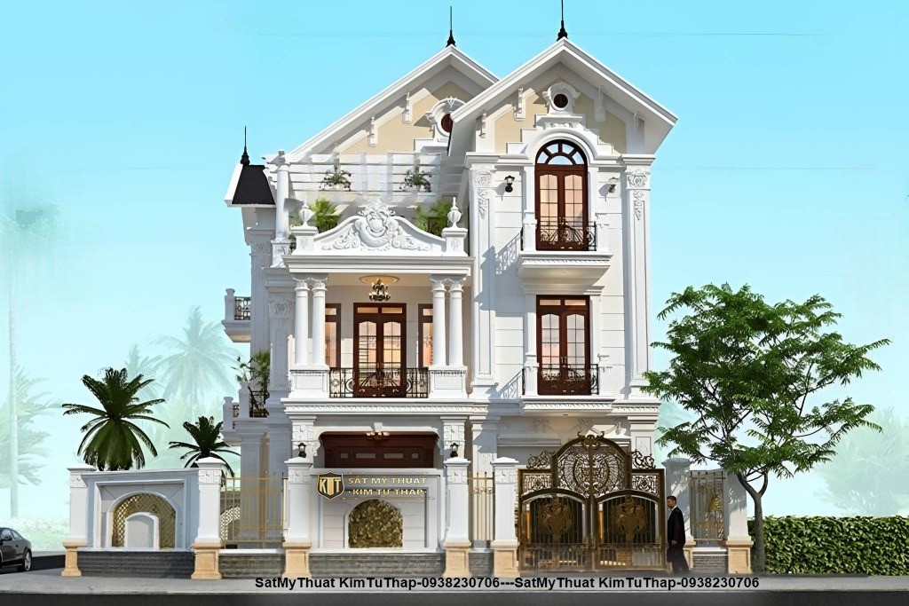 152+ Mẫu biệt thự 2 tầng mái Thái đẹp ưa chuộng nhất (2025) Mẫu biệt thự 2 tầng mái thái đẹp