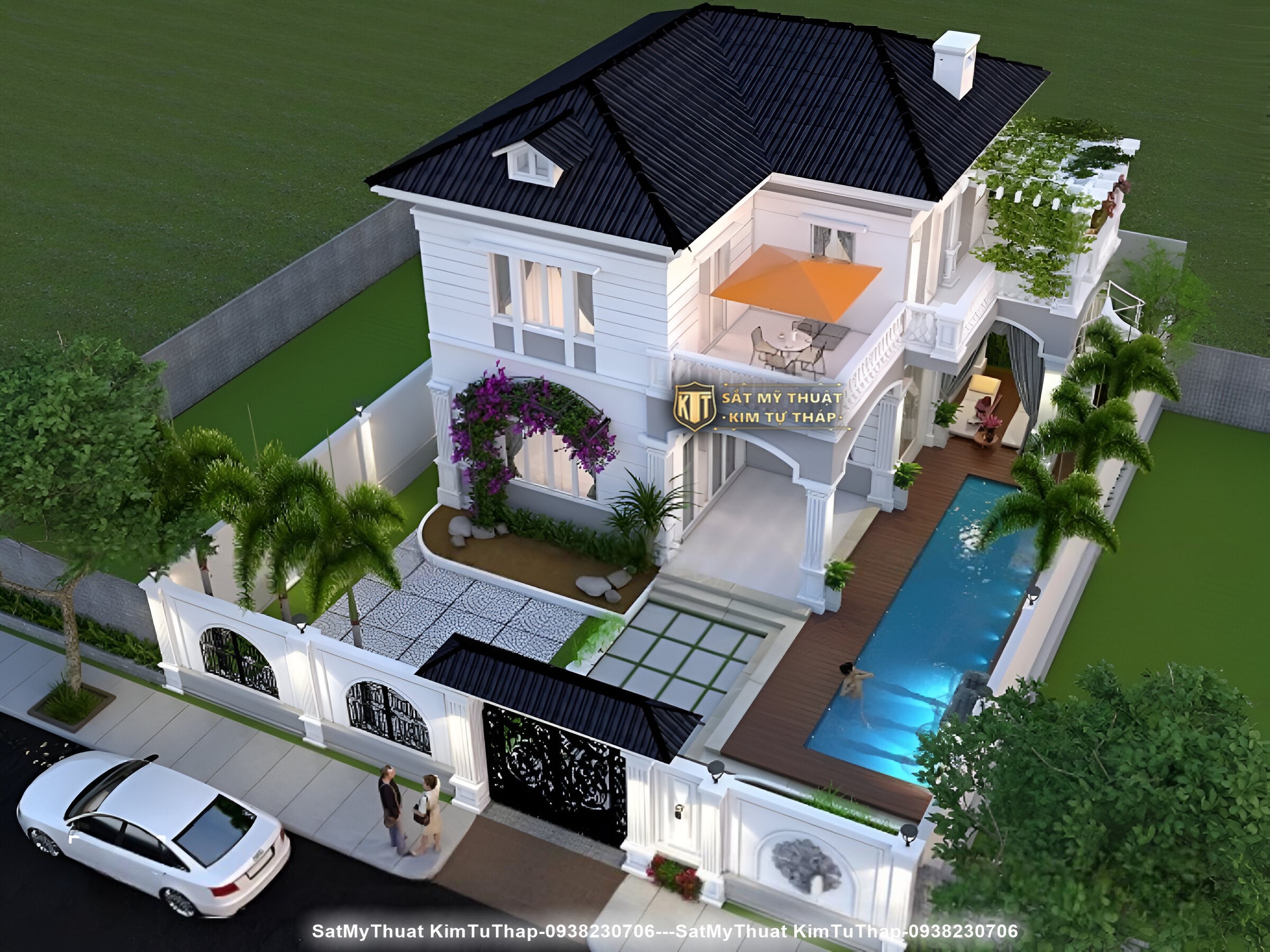 50+ Mẫu biệt thự 2 tầng kiểu Châu Âu được ưa chuộng nhất 2025 biệt thự 2 tầng phong cách Châu Âu