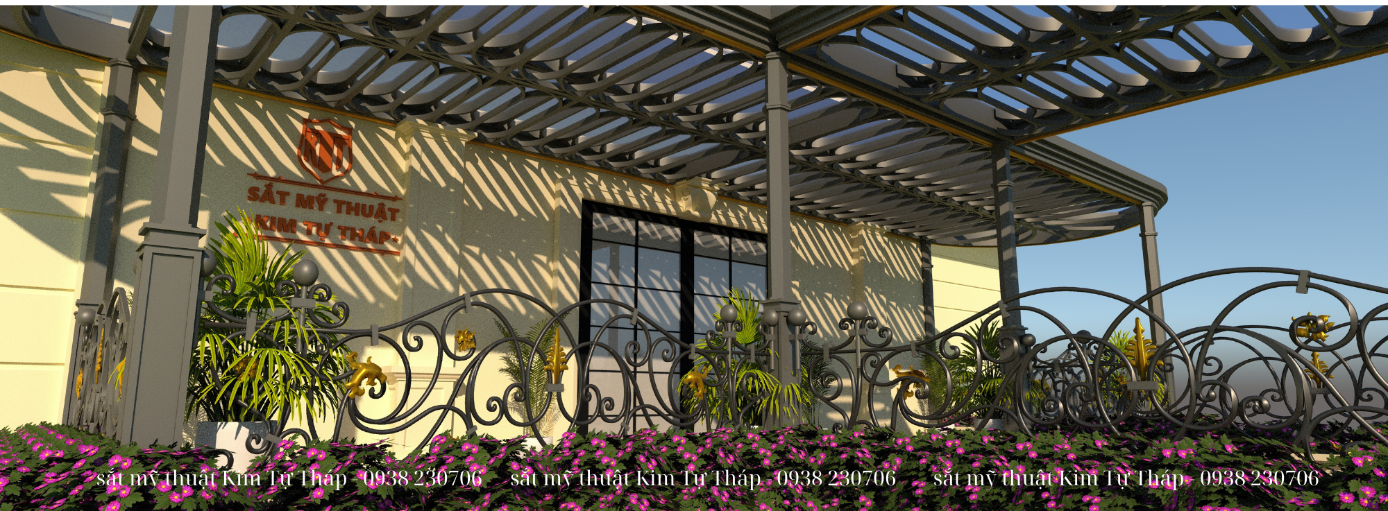 KTT Mái kính biệt thự 036.1