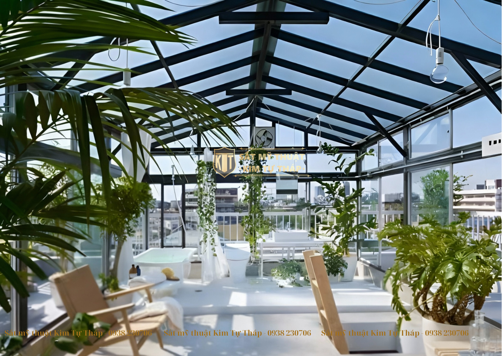 72+ Mẫu mái kính sân vườn đẹp được ưa chuộng nhất (2025) Mẫu mái kính sân vườn hot nhất 2023