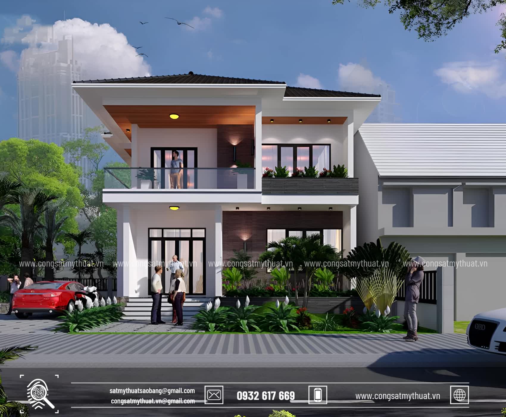 52+ Mẫu biệt thự 2 tầng hiện đại đẹp được ưa chuộng nhất hiện nay Biệt thự mini 2 tầng hiện đại
