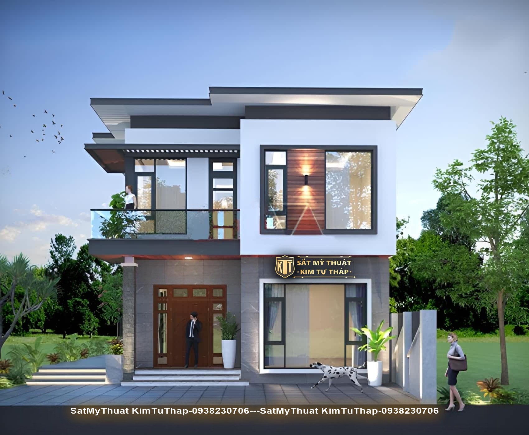 Biệt thự mini 2 tầng sang chảnh