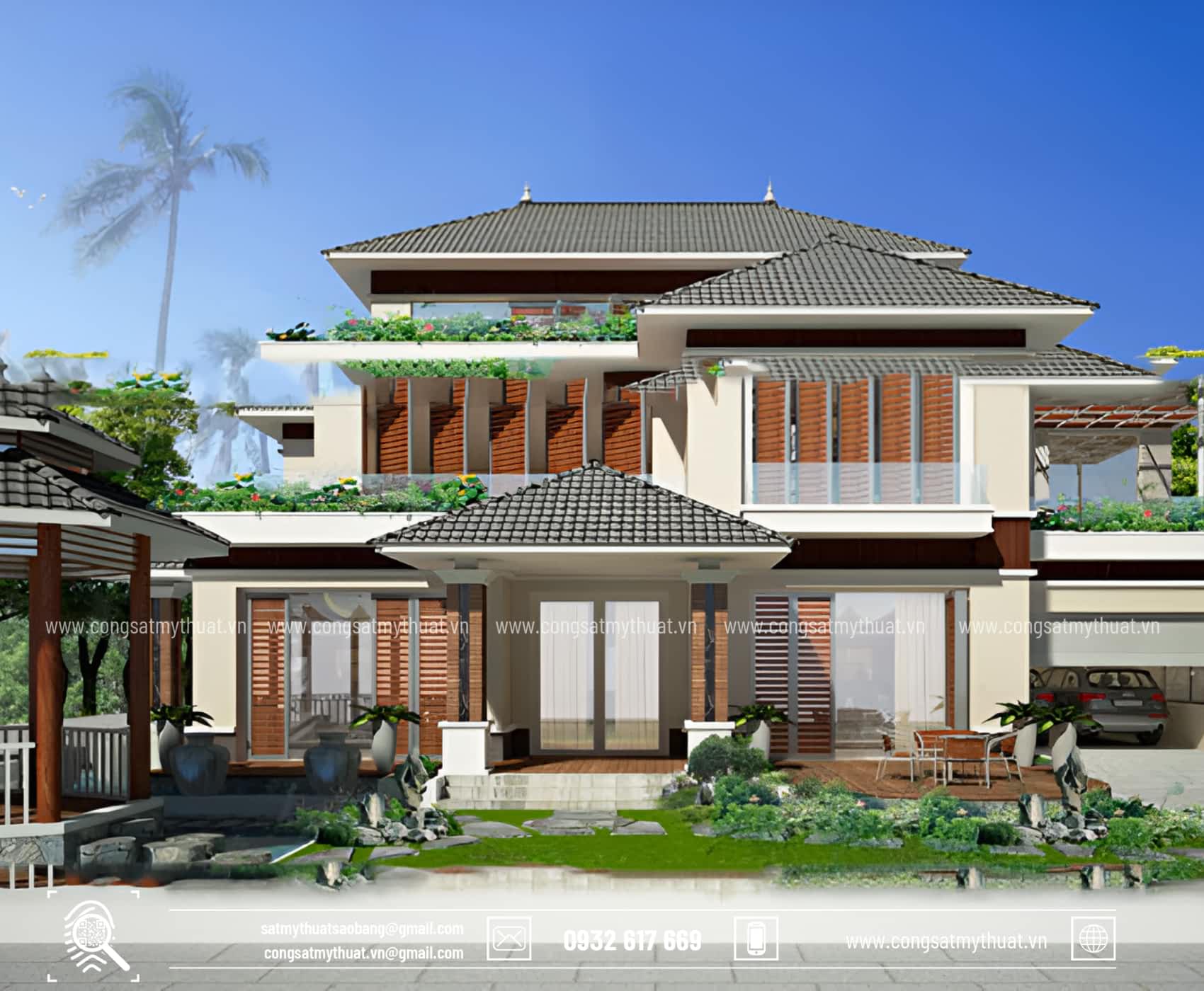 52+ Mẫu biệt thự 2 tầng hiện đại đẹp được ưa chuộng nhất hiện nay Biệt thự nhà vườn 2 tầng bề thế