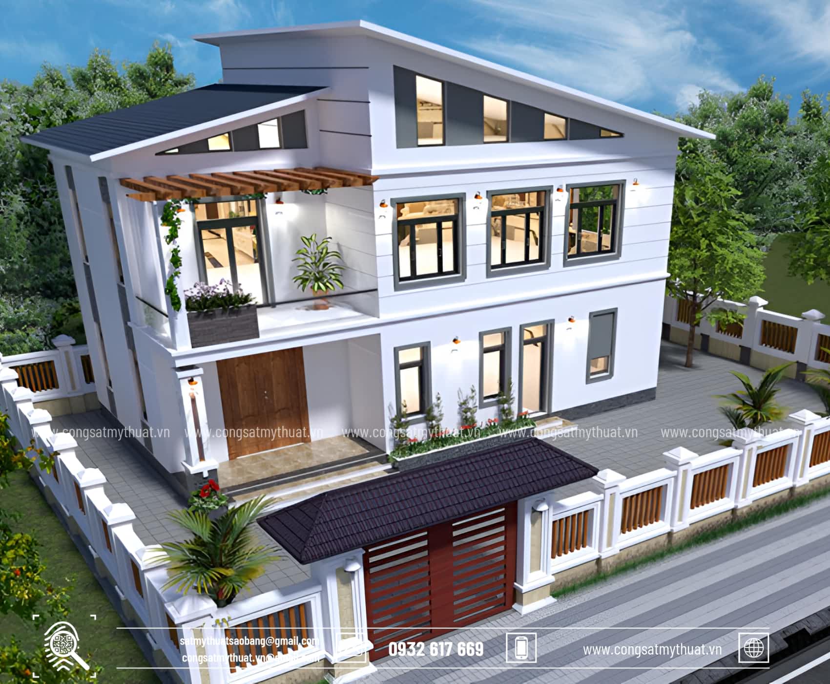 52+ Mẫu biệt thự 2 tầng hiện đại đẹp được ưa chuộng nhất hiện nay Biệt thự nhà vườn 2 tầng đẹp đẳng cấp